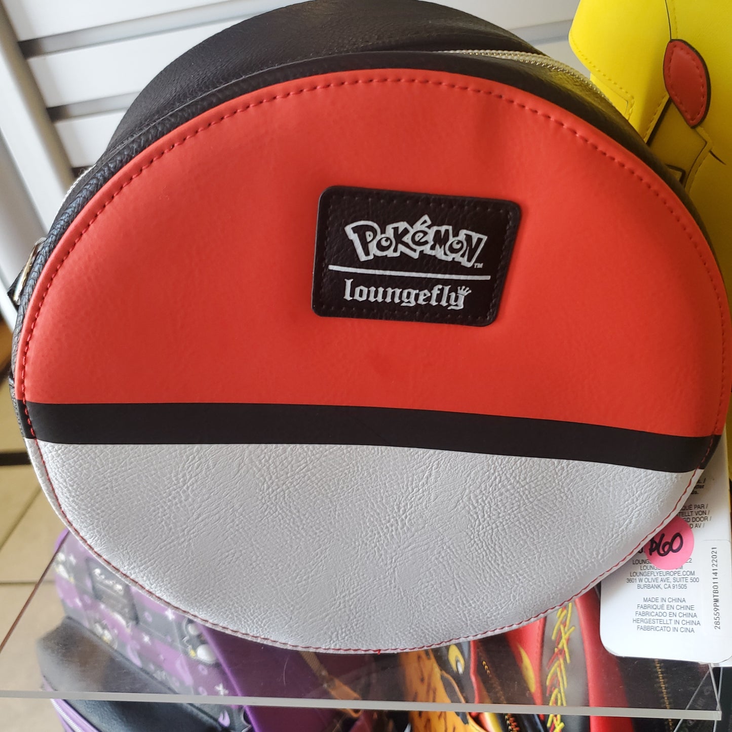 Loungefly Pokémon Poké Ball Crossbody Purse  (Entertainment Earth Exclusive)