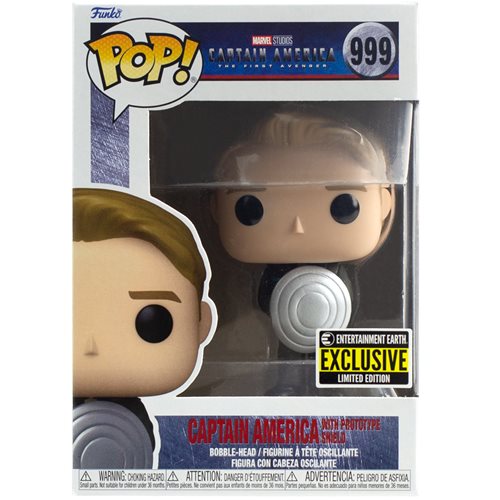 999 Marvel Captain America The First Avenger: Captain America With Prototype Shield (Entertainment Earth Exclusive)