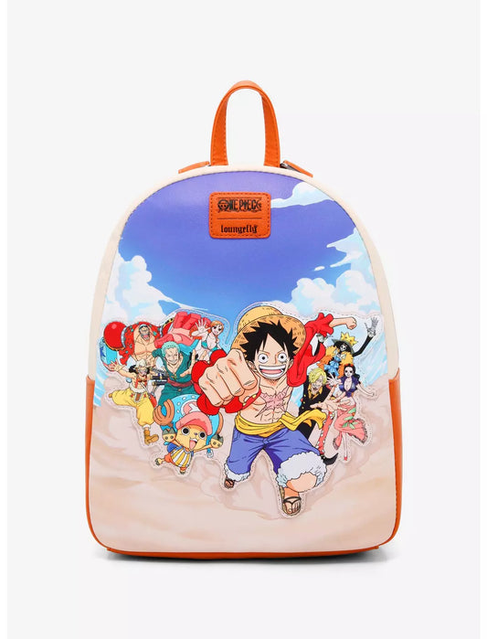 Loungefly One Piece Group Beach Mini Backpack