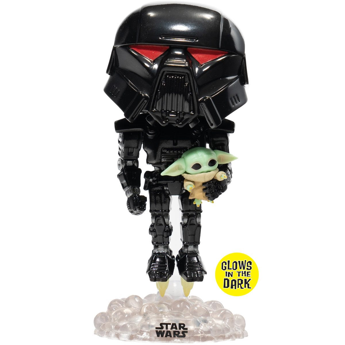 488 Star Wars: Dark Trooper with Grogu (GITD) (Entertainment Earth Exclusive)