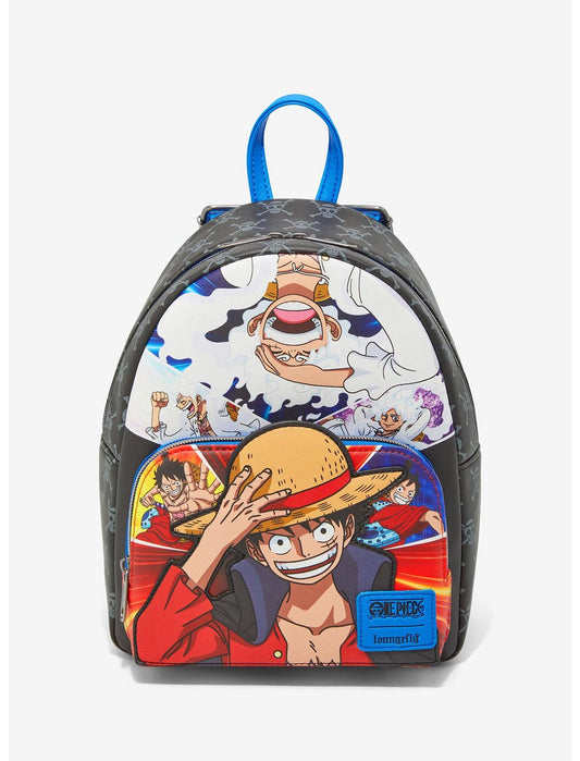 Loungefly One Piece Luffy Collage Mini Backpack