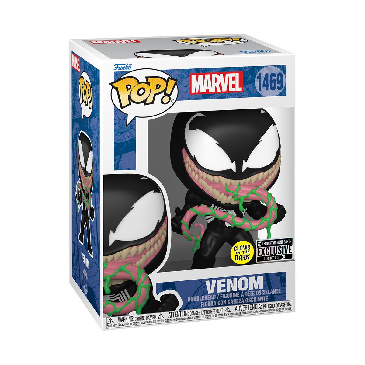 1469 Venom: Venom with Ooze Glow-in-the-Dark - Entertainment Earth Exclusive