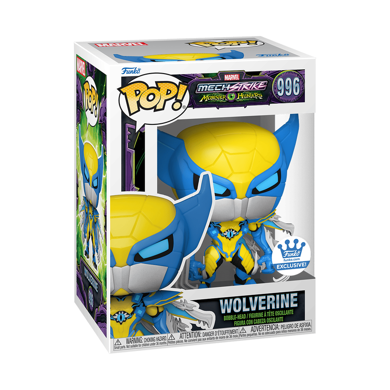 996 Marvel Mech Strike Monster Hunters: Wolverine (Funko Exclusive)