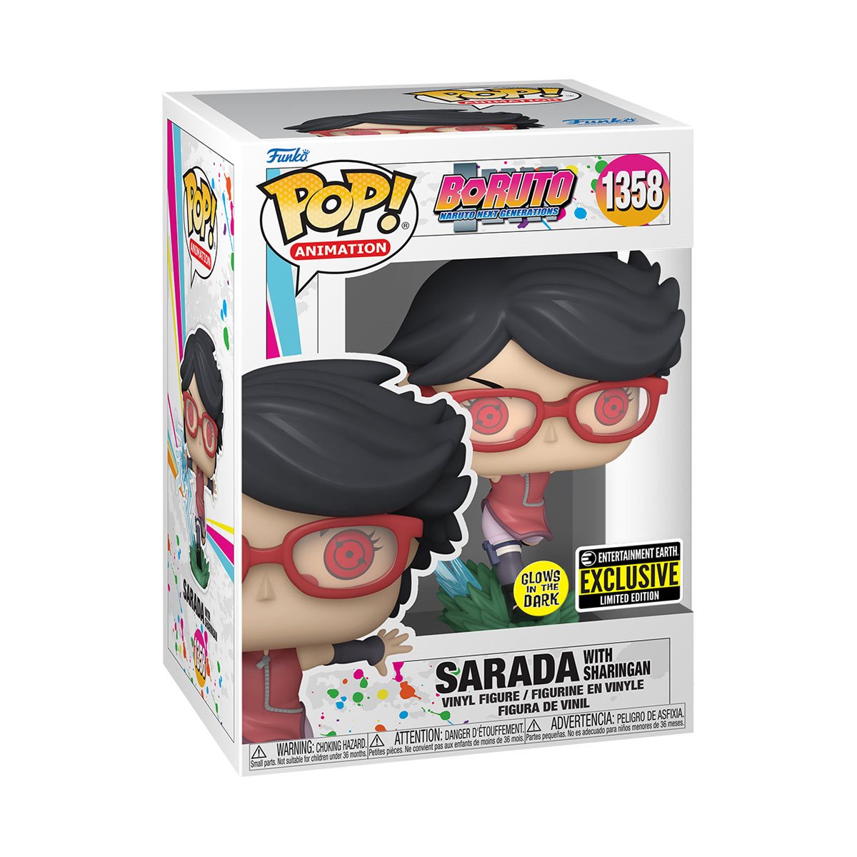 1358 Boruto Naruto Next Generations: Sarada with Sharingan GITD (Entertainment Earth Exclusive)