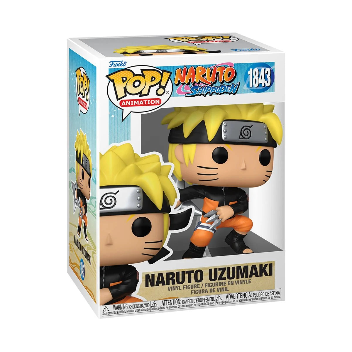 1843 Naruto: Shippuden Naruto Uzumaki with Shuriken Chase and Common