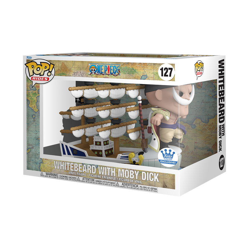 127 One piece: Whitebeard with Moby Dick Rides Deluxe Funko Sticker