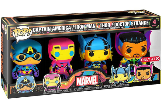 4 Pack Marvel: Captain America / Iron Man / Thor / Doctor Strange (Exclusive)