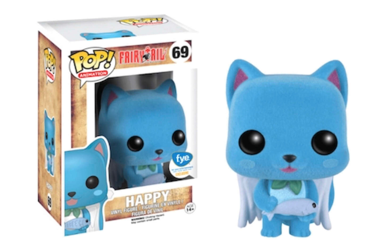 69 Fairy Tail: Happy (Flocked) (Exclusive)