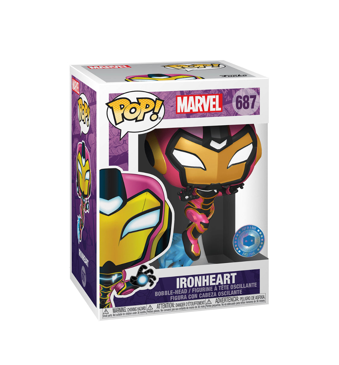 687 Marvel : Ironheart (Pop in a Box Exclusive)