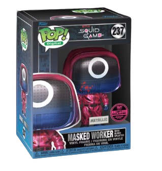 Funko Digital 237: Masked Worker With Blood Splatter Squid Game