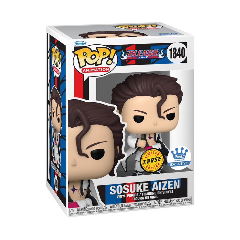 1840 Bleach : Aizen (Funko Exclusive) Common & Chase Bundle