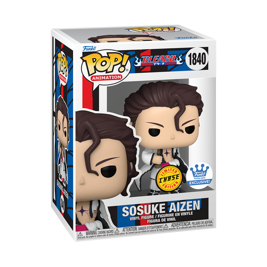 1840 Bleach : Aizen (Funko Exclusive) Common & Chase Bundle