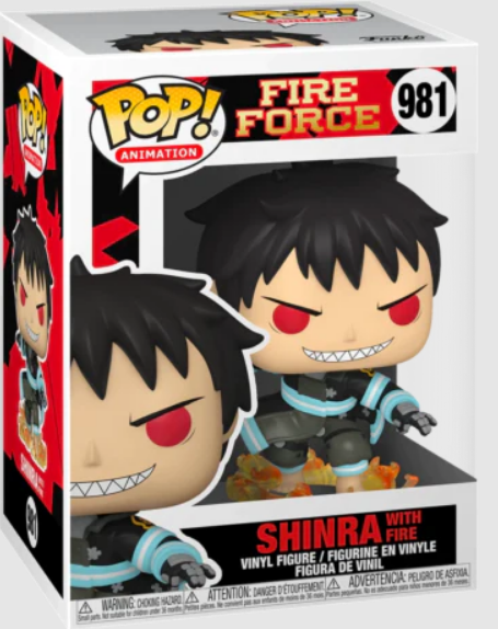 981 Fire Force: Shinra with fire