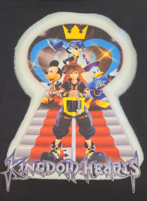 Keyhole Kingdom Hearts Shirt LARGE