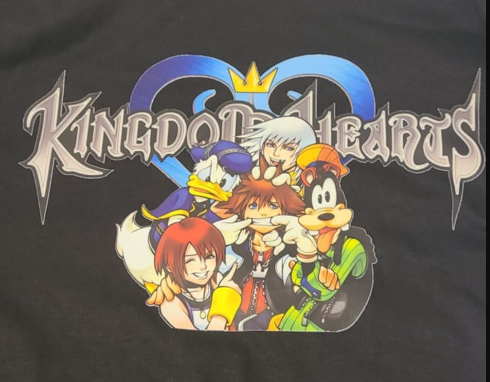 Group Photo Kingdom Hearts LARGE Shirt