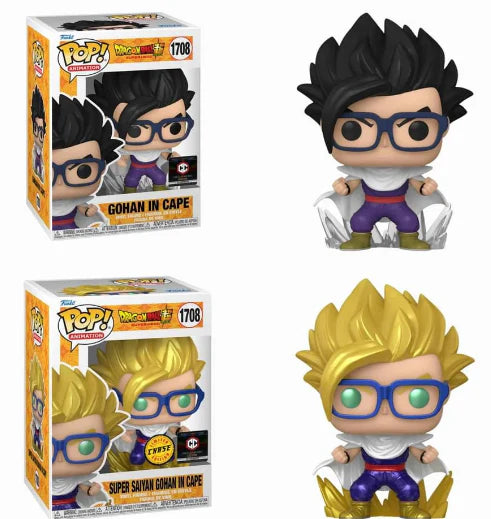 1708 Dragon Ball - Super Saiyan Gohan in Cape (Exclusives) Chase & Common Bundle