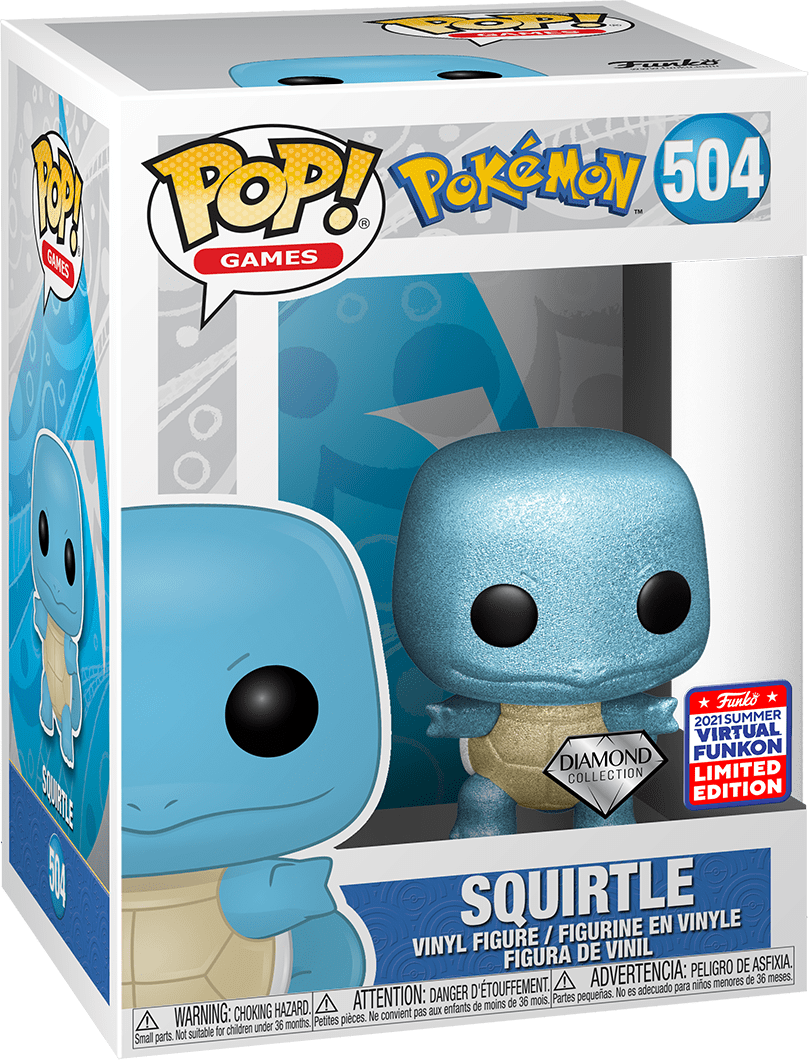 504 Pokemon : Squirtle (Diamond) (Virtual Funkon Exclusive)