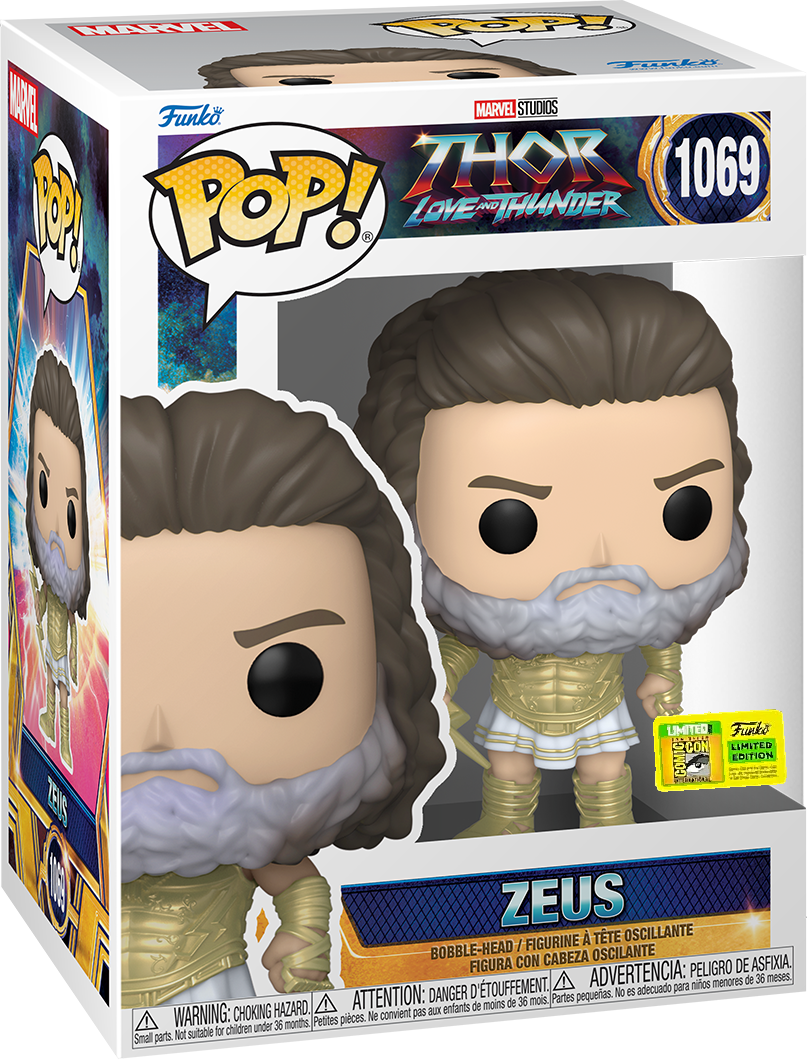 *NOT MINT* 1069 Thor Love and Thunder : Zeus (San Diego Comic Con Limited Exclusive)