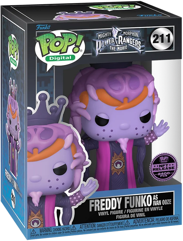 211 Mighty Morphin Power Rangers : Freddy Funko as Ivan Ooze (NFT)