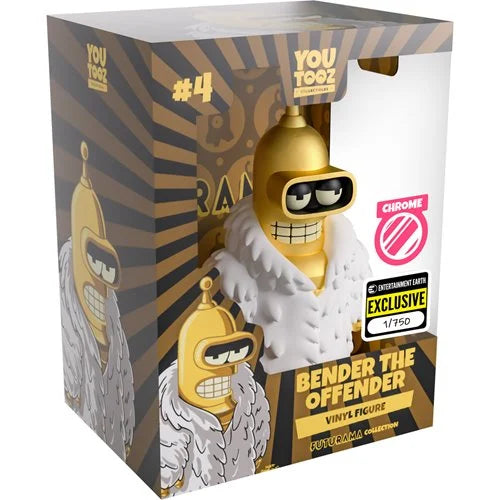 Futurama Collection Bender the Offender Gold Chrome Version