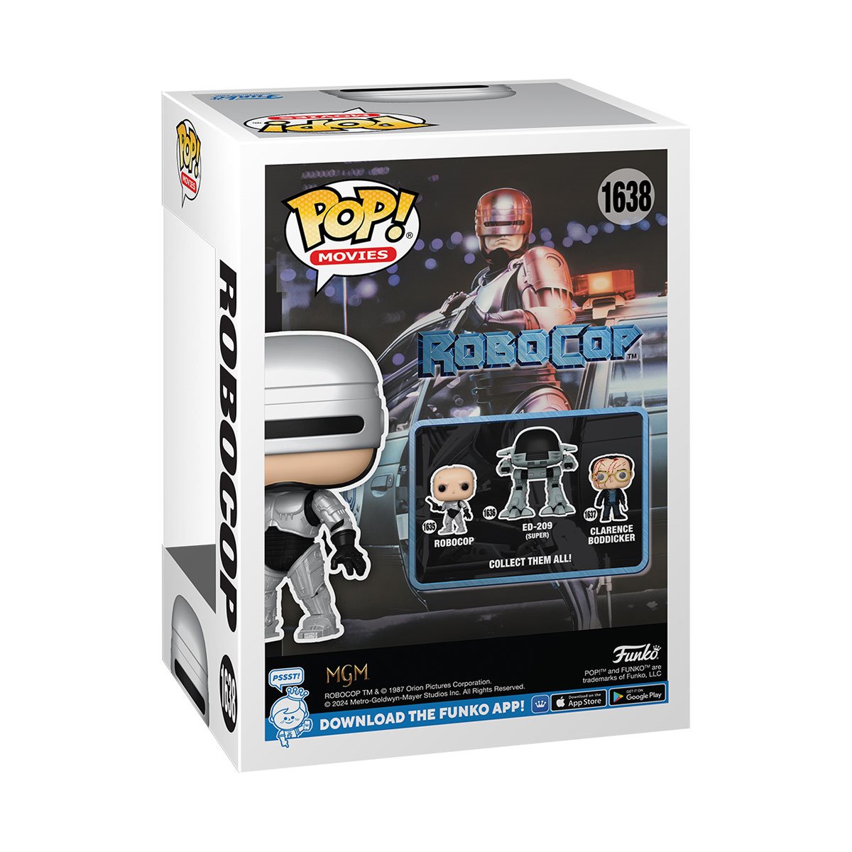 RoboCop Metallic Funko Pop! Vinyl Figure #1638 - Entertainment Earth Exclusive