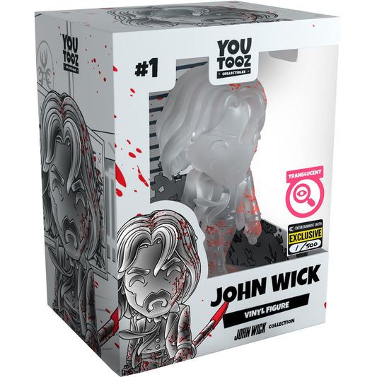 Youtooz John Wick Collection John Wick Bloody Translucent Baba Yaga Edition (Entertainment Earth Exclusive)