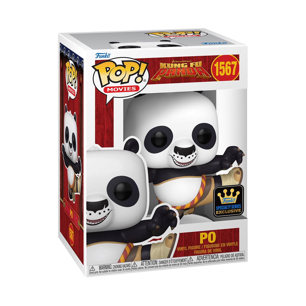 1567 Kung Fu Panda : Po (Specialty Series Exclusive) Chase & Common Bundle