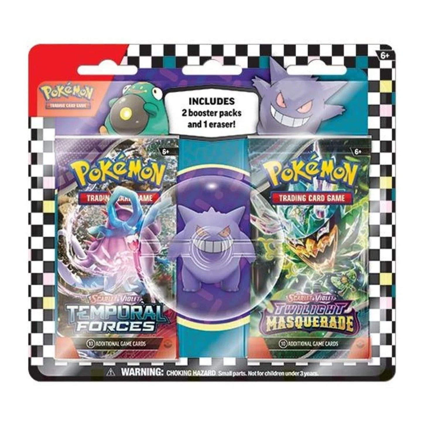 Pokemon Back to School Eraser Blister 2024 Gengar