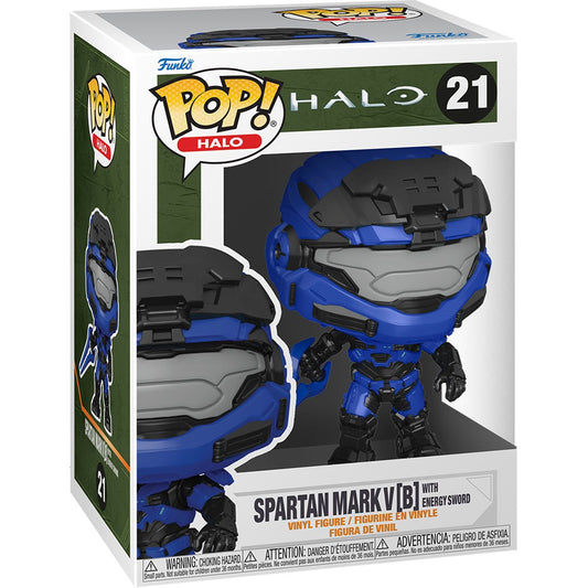 21 Halo: Infinite Mark V with Blue Energy Sword